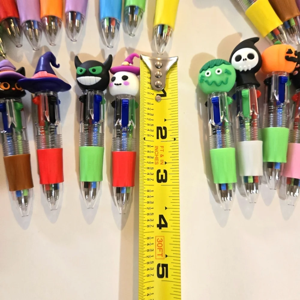 10 Mini Colorful Halloween Themed Pens